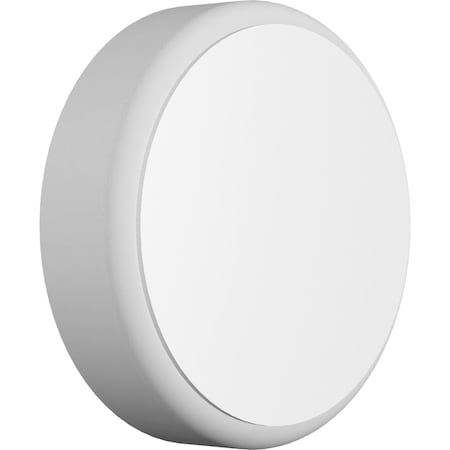 Ekena Millwork Standard Grayson Rosette With Rounded Edge, 4"W x 4"H x 1"P ROSP040X040X100GRY05